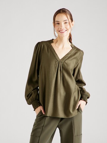 Freequent - Blusa 'SIRENA' en verde: frente