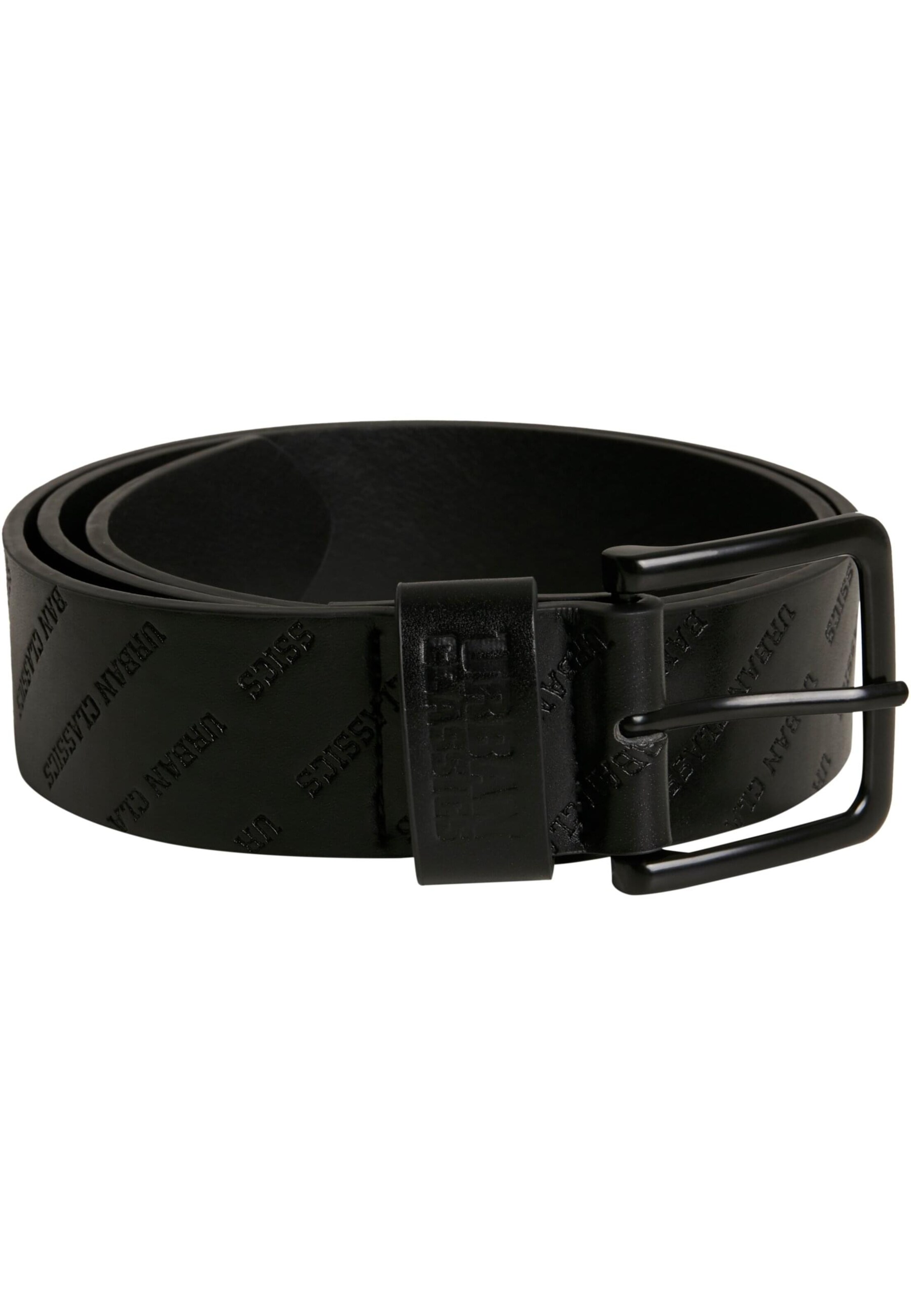 Urban Classics Belt in Black: front