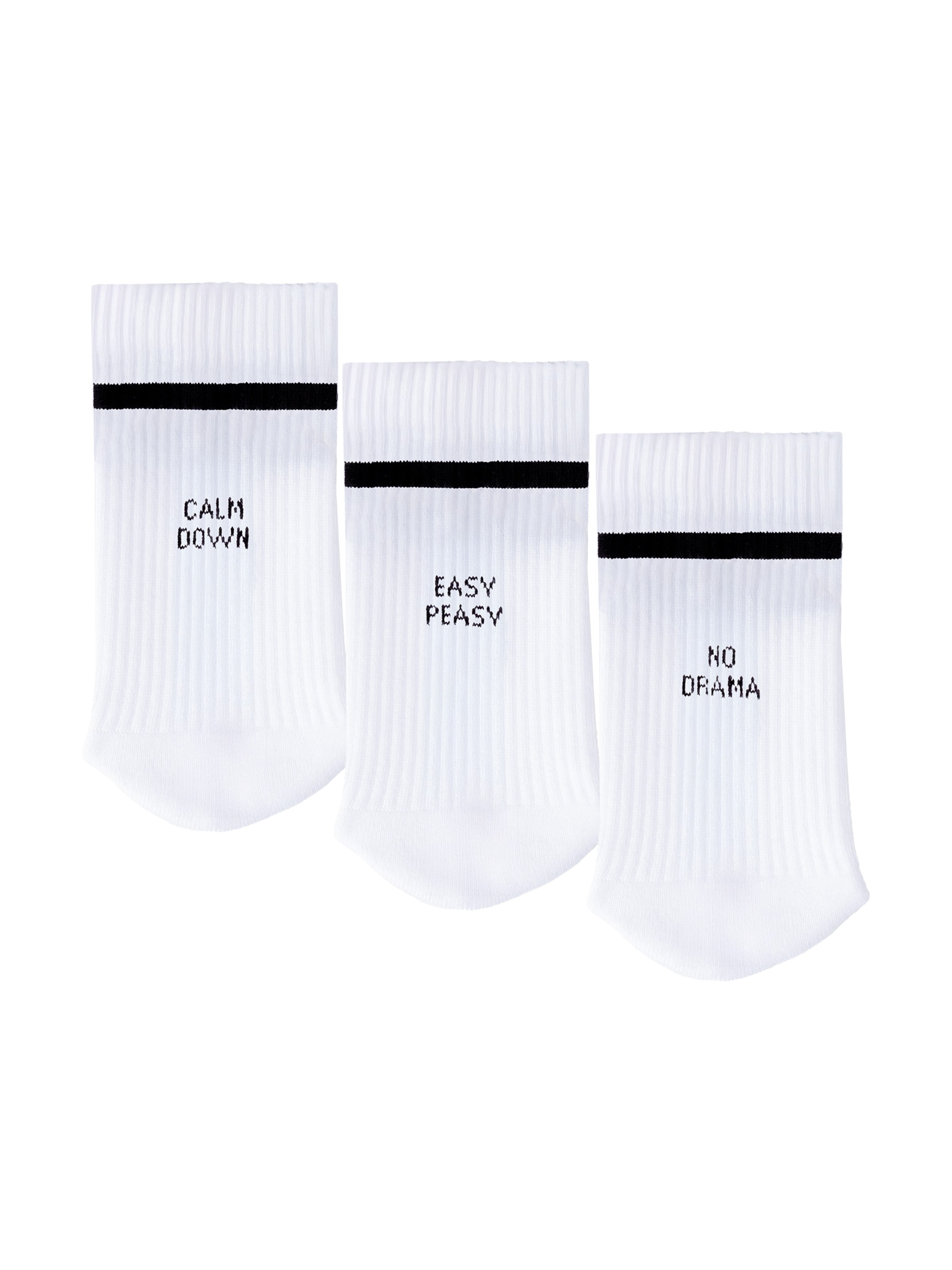 Occulto Athletic Socks 'Leo' in White