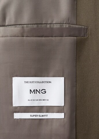 MANGO MAN Slim fit Business Blazer 'Paris' in Brown