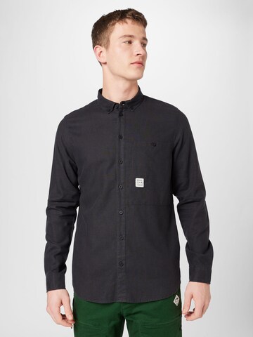 Coupe regular Chemise fonctionnelle 'Rainier' Maloja en bleu : devant