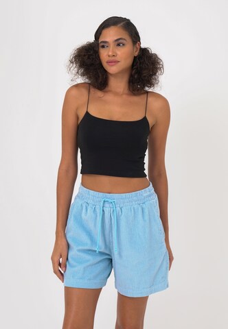 FRESHLIONS Regular Trousers 'Mira' in Blue: front