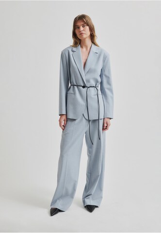 Wide leg Pantaloni con pieghe 'Bluie' di SECOND FEMALE in blu