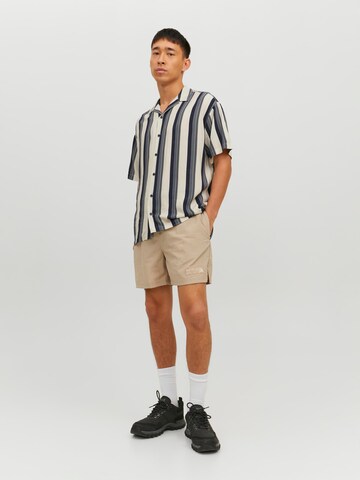 JACK & JONES - Regular Calças 'Navigation' em bege