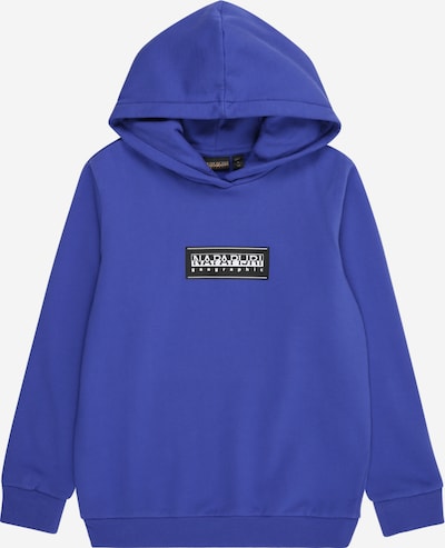 NAPAPIJRI Sweater majica 'K B-Chamois' veličine 104 u kraljevsko plava / crna / bijela, Pregled proizvoda