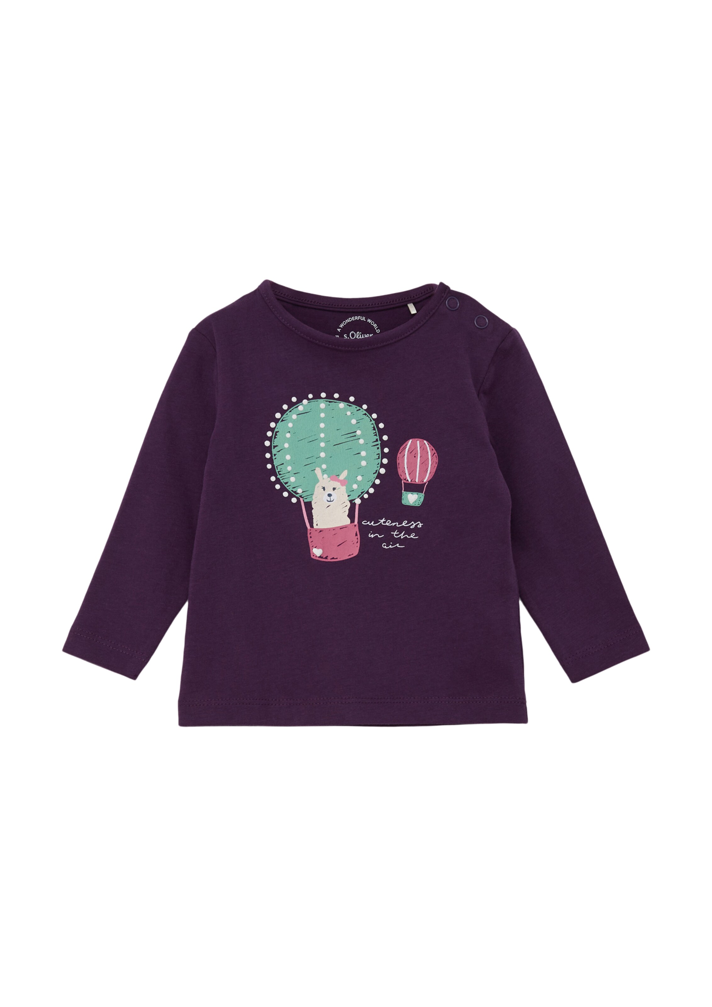 s.Oliver Koszulka w kolorze fioletowy: przód