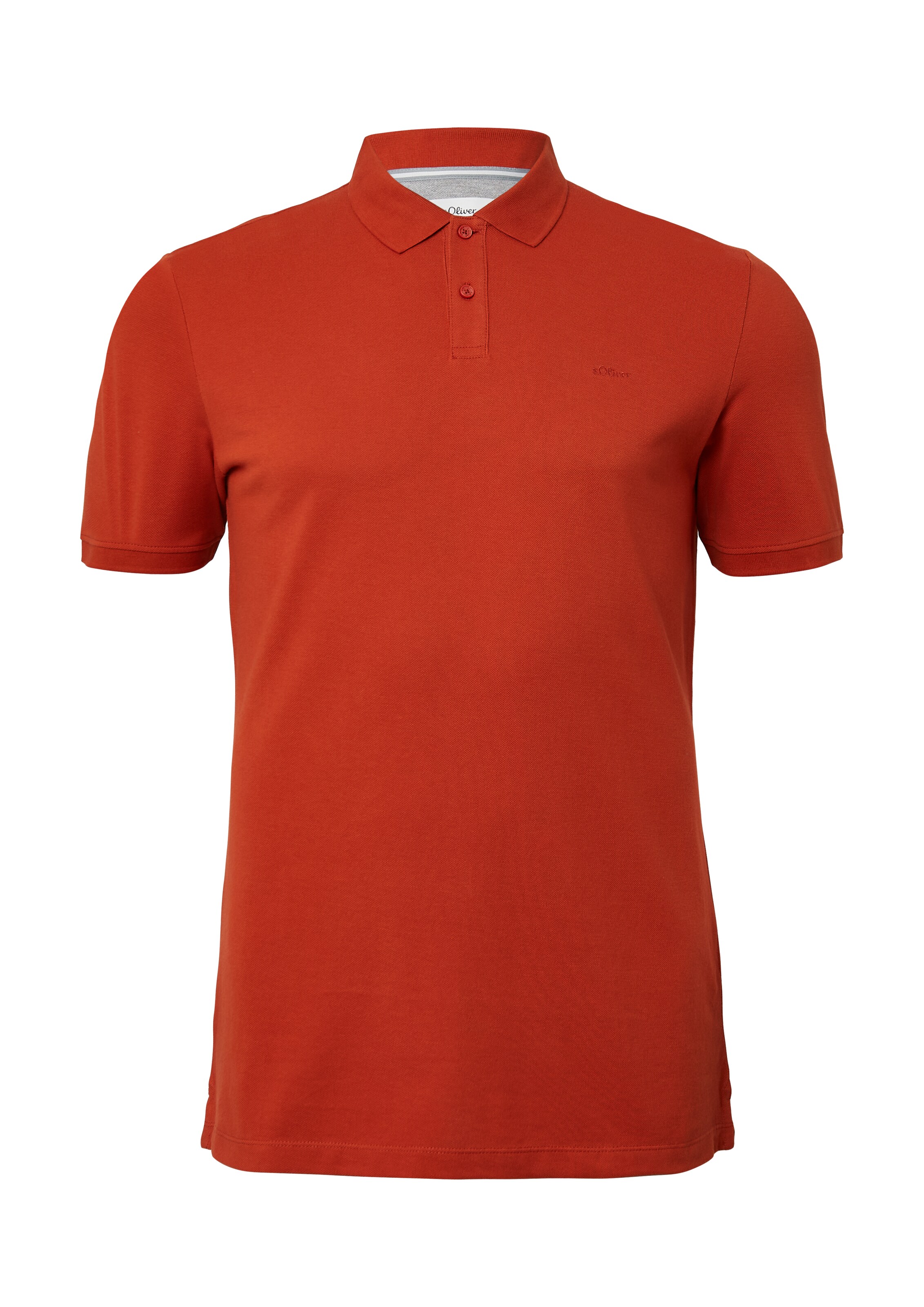 s.Oliver Men Tall Sizes Shirt in Red: front