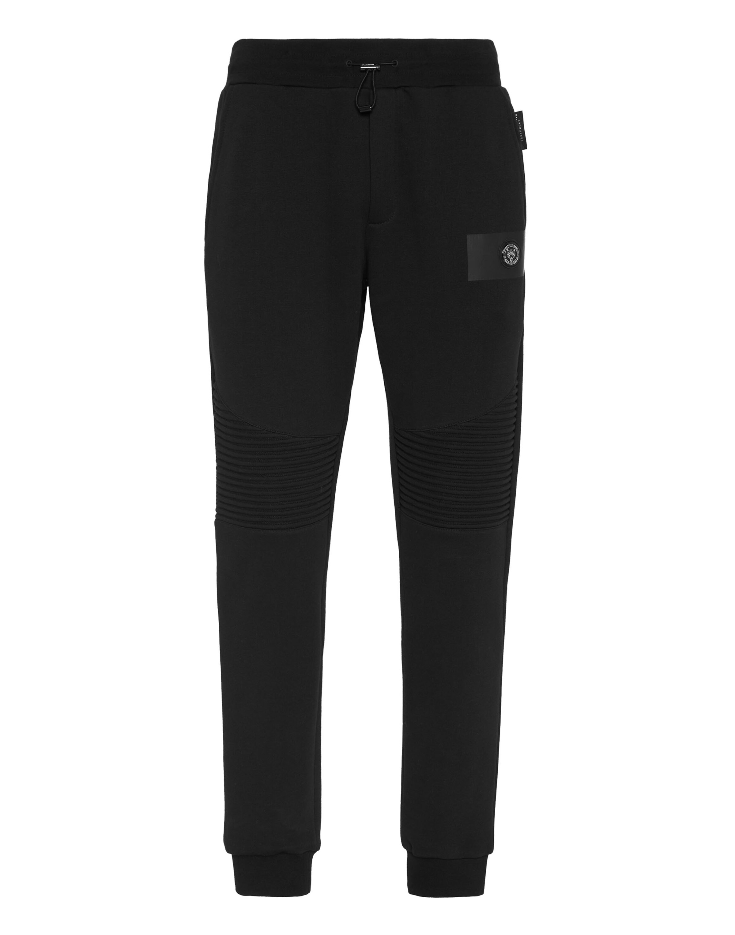 Plein Sport Regular Broek in Zwart: voorkant