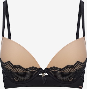 Marc & André Push-up BH in Beige: voorkant