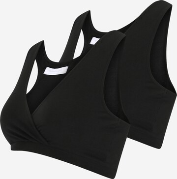 Bustier Soutien-gorge 'HELENE' MAMALICIOUS en noir : devant