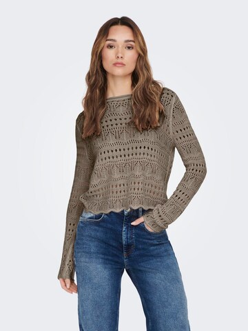 Pull-over 'SUN' JDY en marron : devant