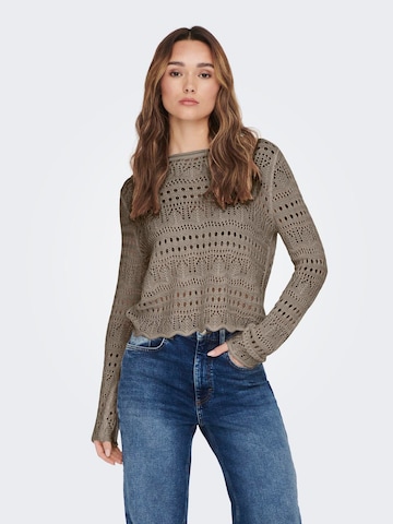 JDY Sweater 'SUN' in Brown: front
