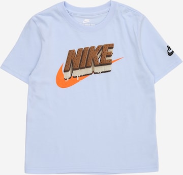 mėlyna Nike Sportswear Marškinėliai 'ICE CREAM SANDWICH': priekis