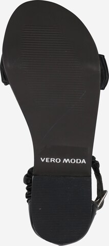 Vero Moda Wide Fit Sandale 'EDITH' in Schwarz