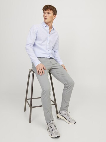 JACK & JONES Slimfit Jeans 'Glen Blaine' in Grijs