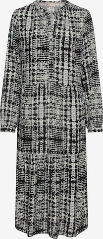 CAMEL ACTIVE Langarm Kleid aus reiner Viskose in Schwarz: Vorderseite