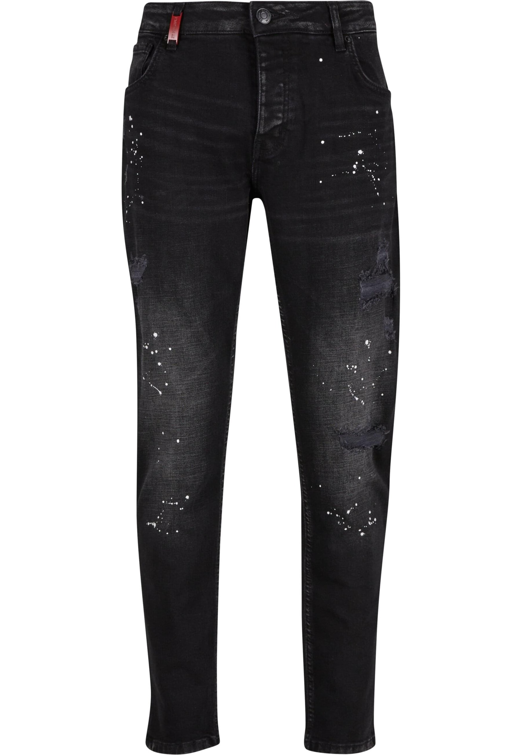 2Y Premium Jeans 'Mateo' in Zwart: voorkant