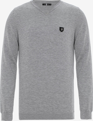 CIPO & BAXX Sweater in Grey: front