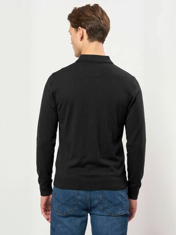 Pulover ' UMDag ' de la U.S. POLO ASSN. pe negru: spate