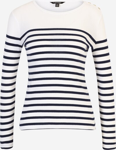 Lauren Ralph Lauren Petite Shirt 'MULIATI' in de kleur Navy / Wit, Productweergave