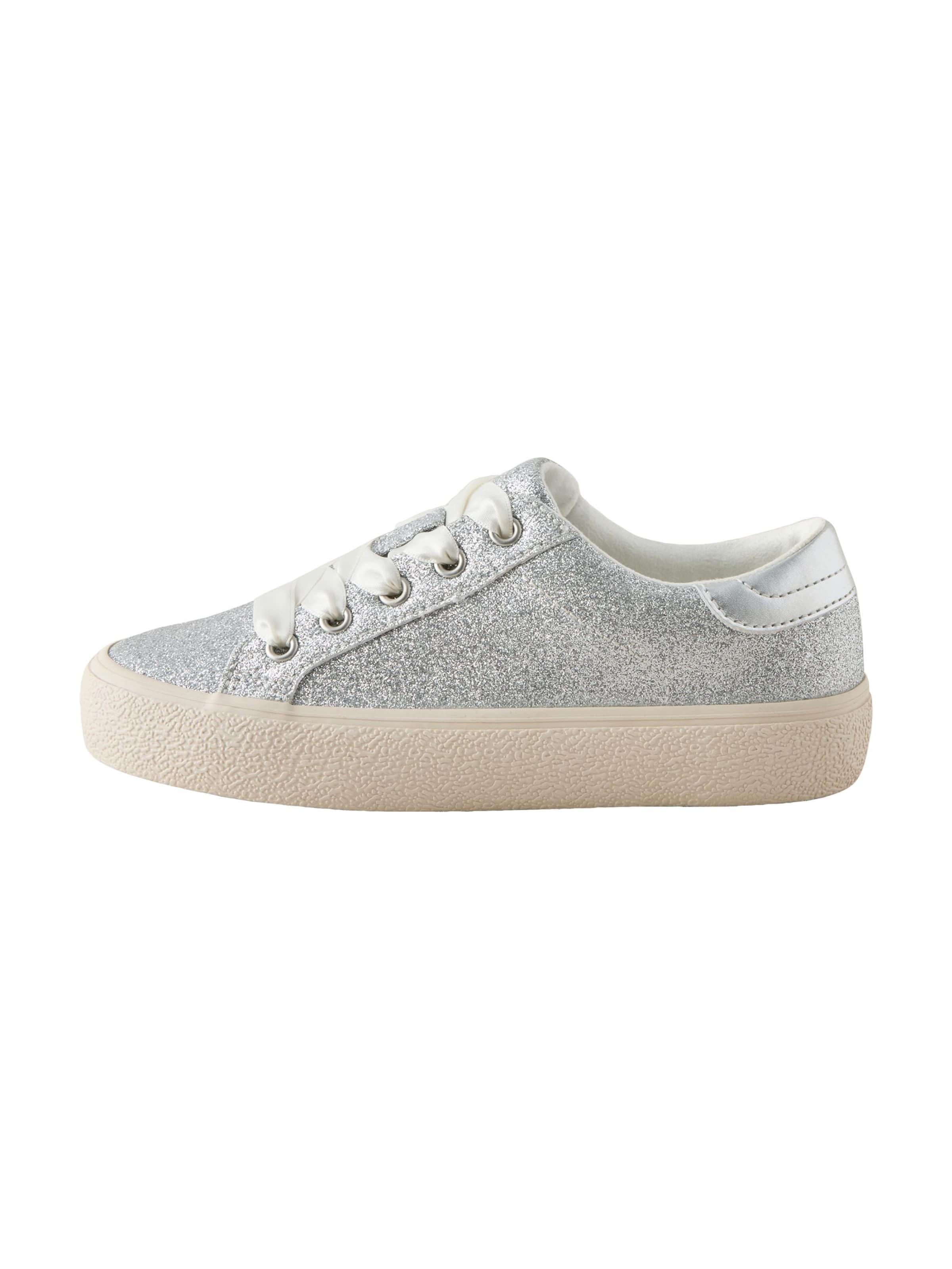 Next Sneakers in Zilver: voorkant