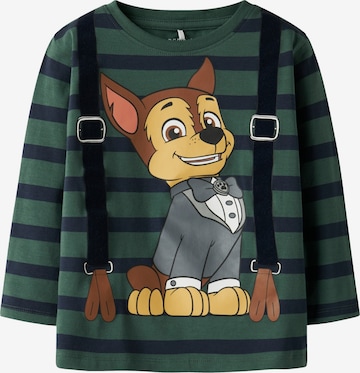 T-Shirt 'Nakul Paw' NAME IT en vert : devant
