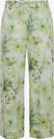 DEHA Wide leg Trousers in Green: front