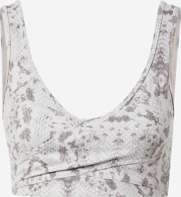 Varley Bralette Sports Bra in Grey: front