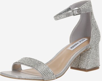 STEVE MADDEN - Sandalias con hebilla 'EPIX-R' en plata: frente