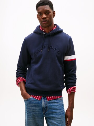 Sweat-shirt TOMMY HILFIGER en bleu : devant