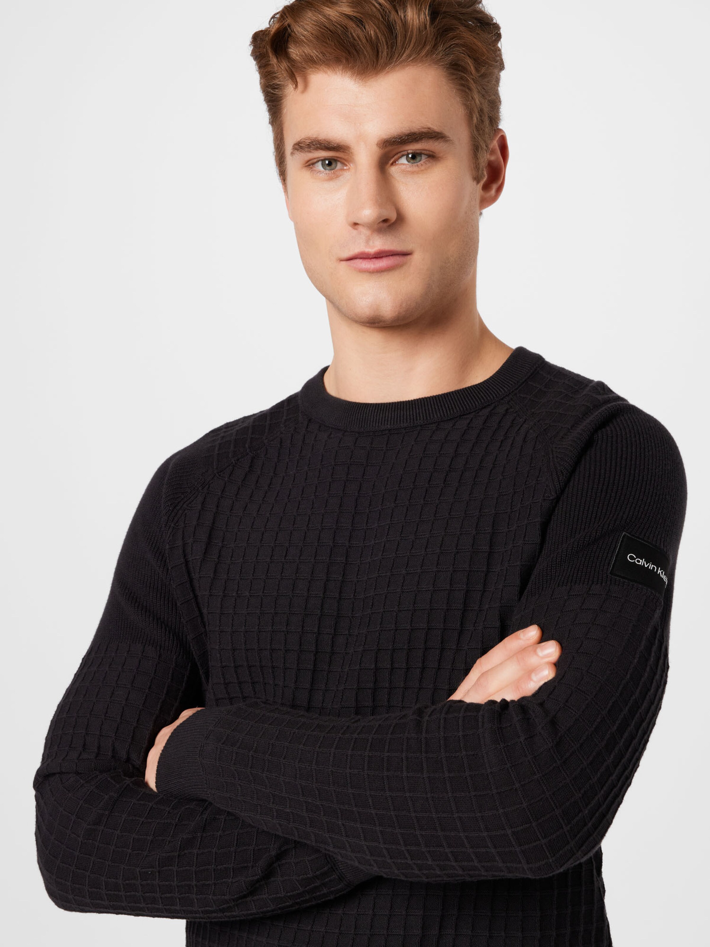 Männer Pullover & Strick Calvin Klein Pullover in Schwarz - LR67299 Männer Pullover & Strick Calvin Klein Pullover in Schwarz - LR67299