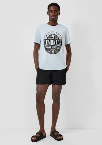 QS Shirt in Blauw