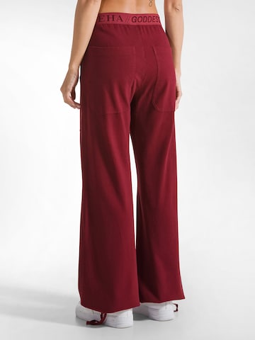 DEHA Wide leg Broek in Rood