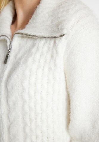 Cardigan 'Altiplano' DreiMaster Vintage en blanc