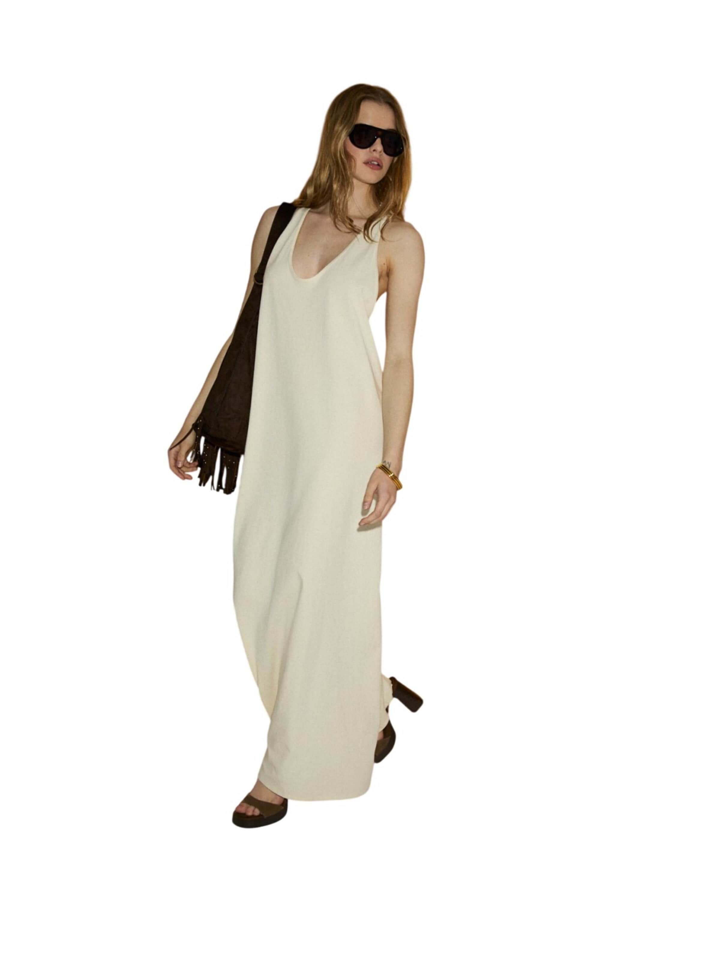 Grimelange Dress in Beige