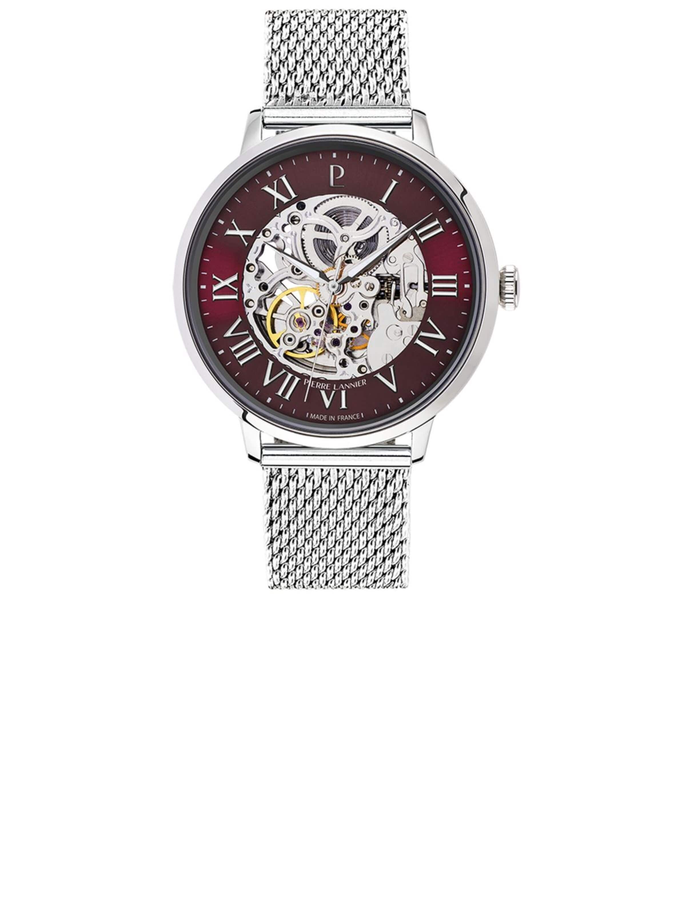 Pierre Lannier Analoguhr 'Automatic watch Automatic'‌‌‌‌‌ in Rot: Vorderseite