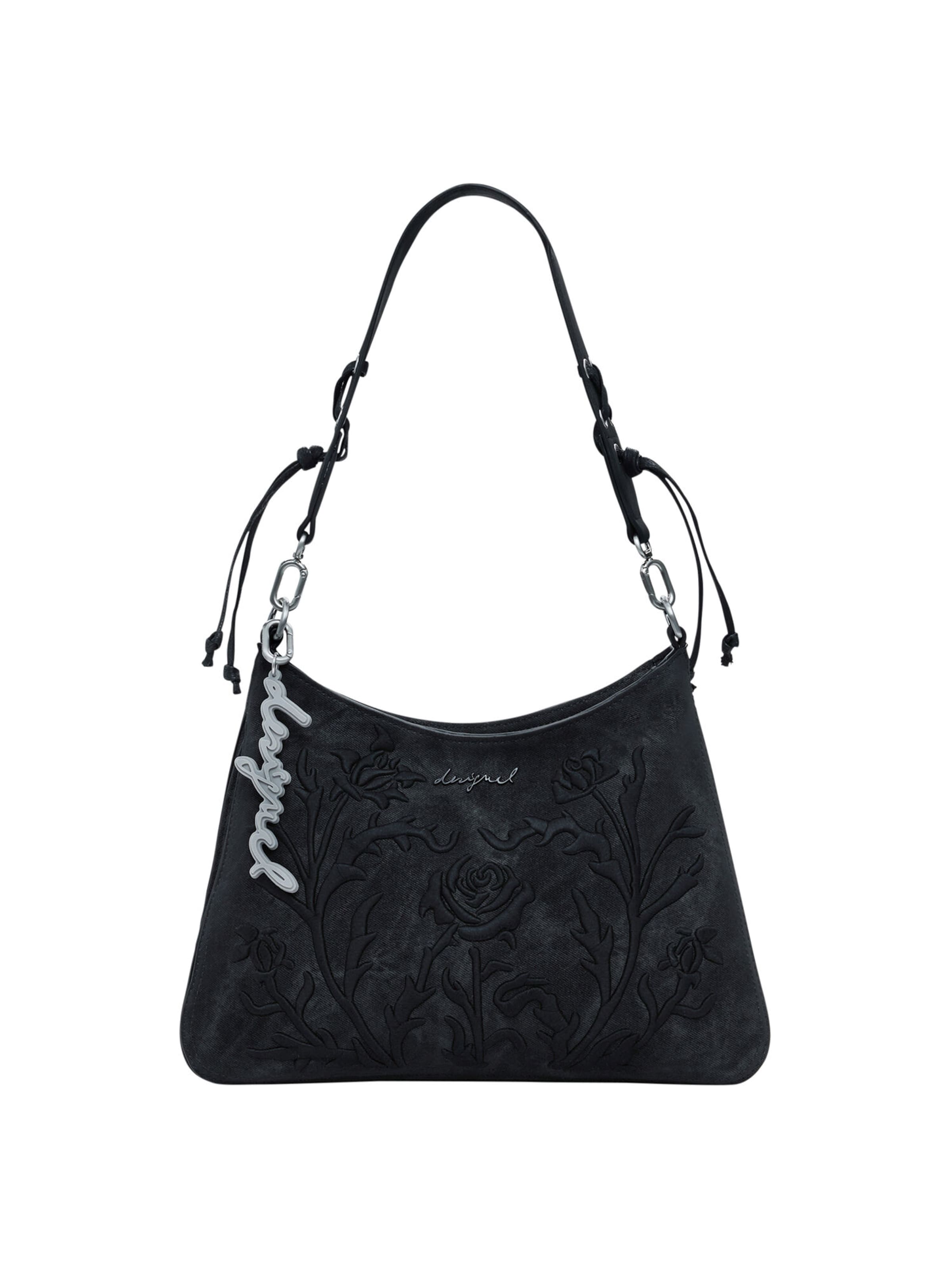 Desigual Torba na ramię 'Romeo' w kolorze czarny: przód