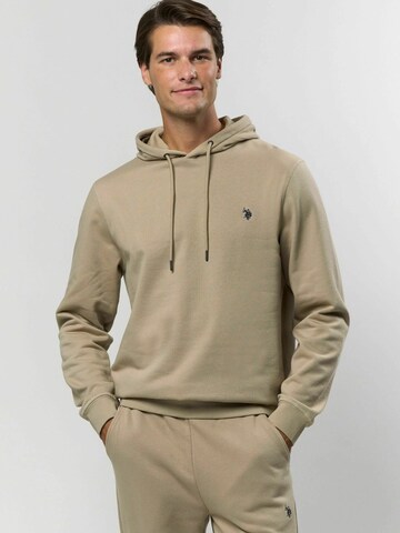 U.S. POLO ASSN. Svetr ' Toke ' – béžová: přední strana