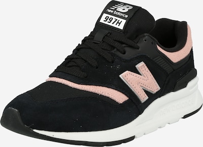 new balance Baskets basses '997' en rose / noir, Vue avec produit