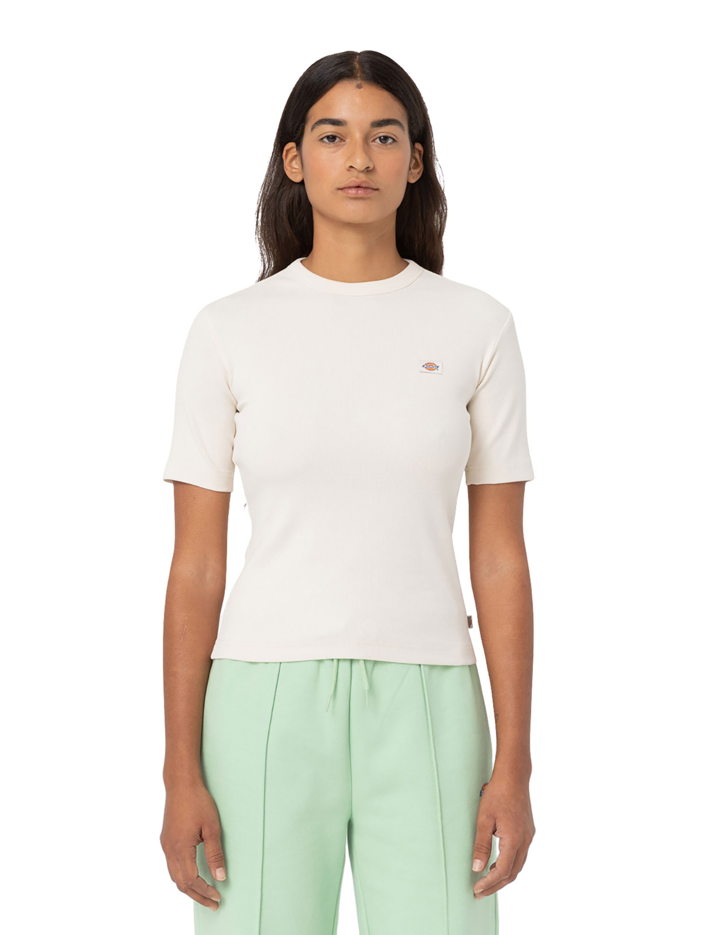 DICKIES Футболка в Бежевый: спереди