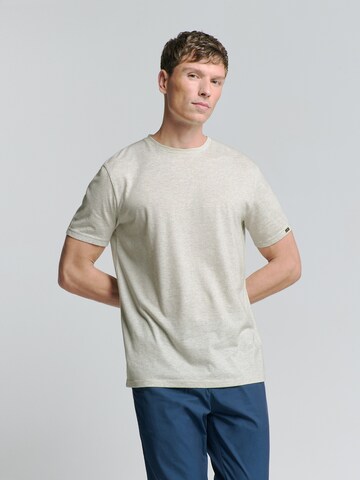 T-Shirt No Excess en beige : devant