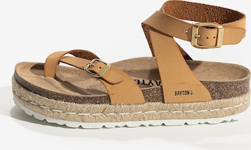 Bayton Sandal 'Den' i gul: framsida