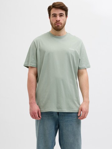 Maglietta 'JJENoa' di Jack & Jones Plus in verde: frontale