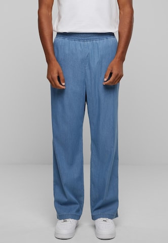 Urban Classics Loosefit Jeans in Blauw: voorkant
