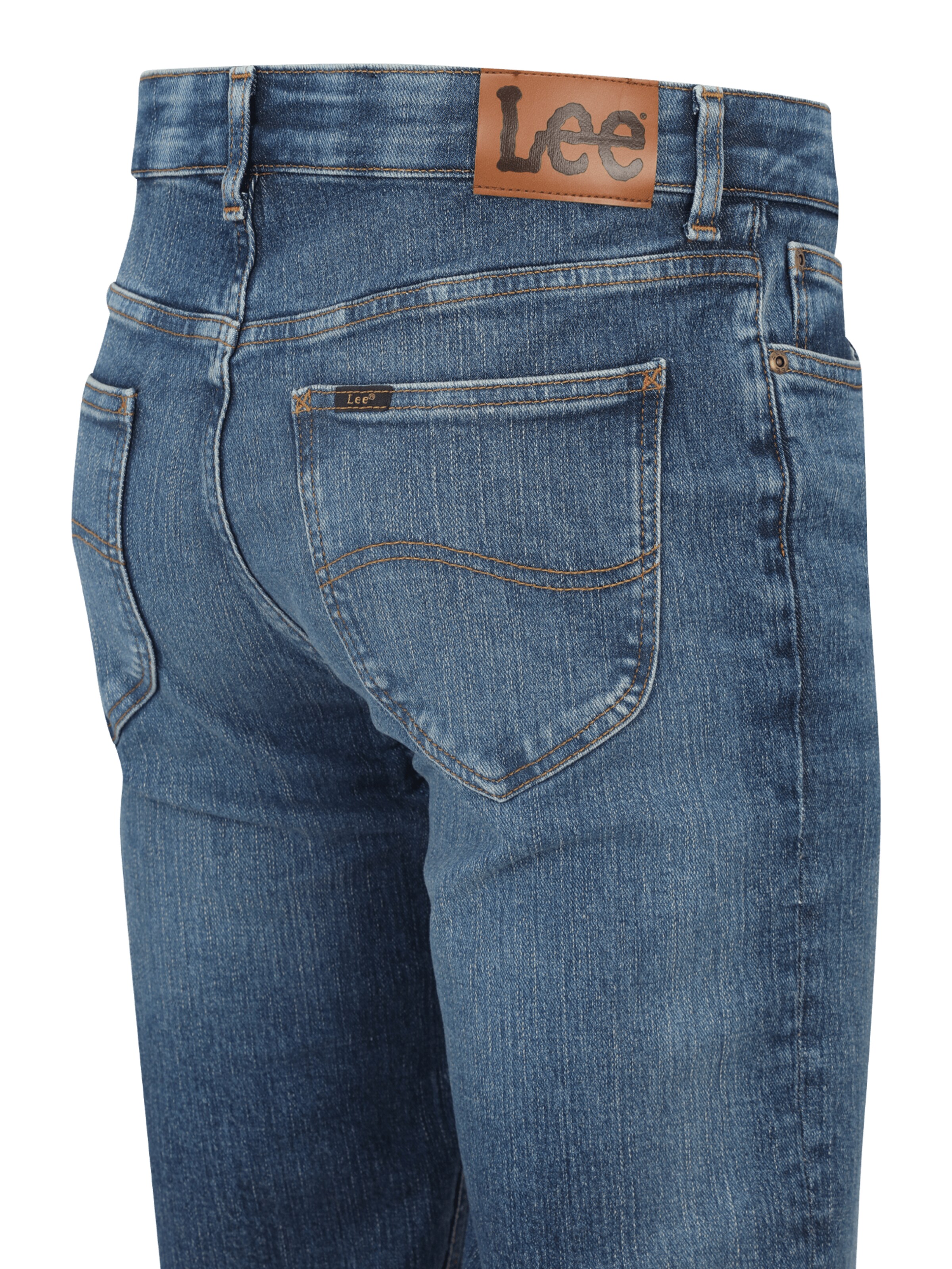 mėlyna Lee Standartinis Džinsai 'LEE X STRAIGHT'