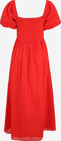Selected Femme Tall Šaty 'ANELLI' – červená