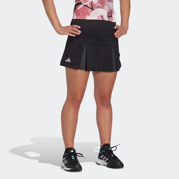 Jupe de sport 'Club Pleated' ADIDAS PERFORMANCE en noir : devant