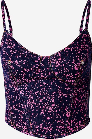 mėlyna Monki Palaidinė be rankovių: priekis