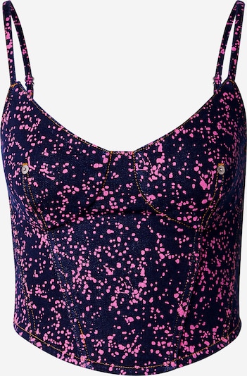 Monki Toppi koossa XS värissä marine / vaalea pinkki, Tuotenäkymä
