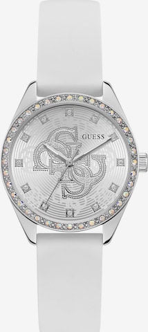 Montre à affichage analogique ' AVA ' GUESS en blanc : devant